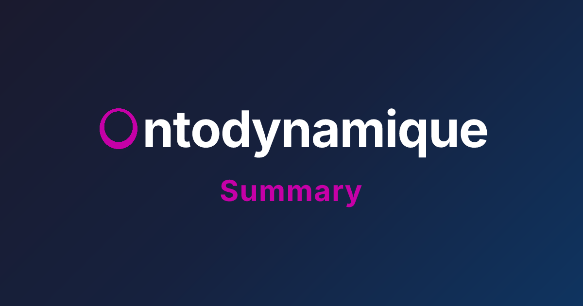 Ontodynamique — a XXI century theory of being : individuation, relations and knowledges